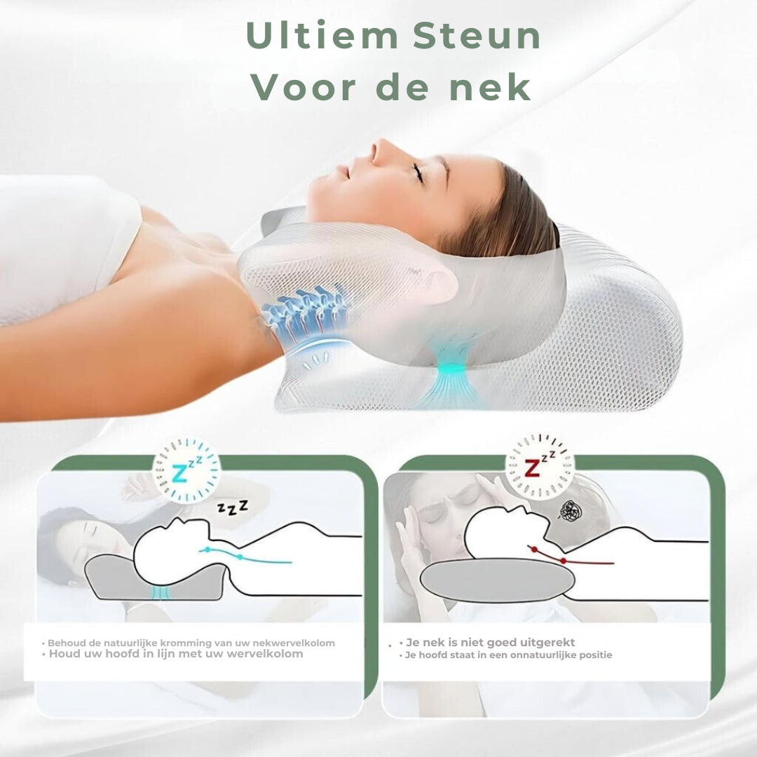 Oreiller Ergonomique Contour Adapté à Toutes Positions de Sommeil 3