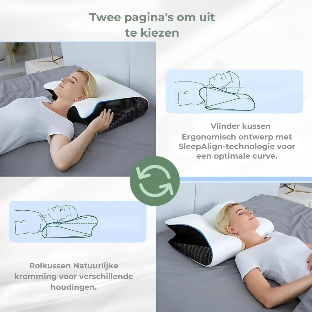 Oreiller Ergonomique Contour Adapté à Toutes Positions de Sommeil 5