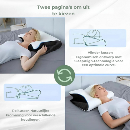 Oreiller Ergonomique Contour Adapté à Toutes Positions de Sommeil 5