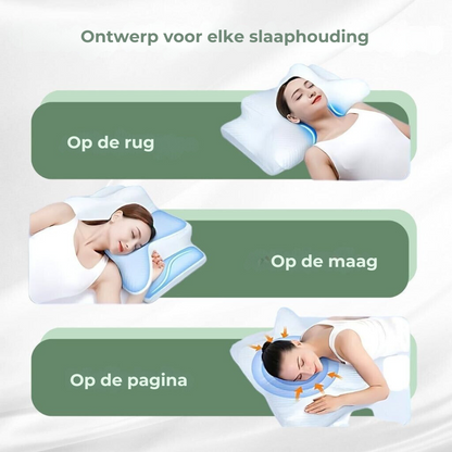 Oreiller Ergonomique Contour Adapté à Toutes Positions de Sommeil 6