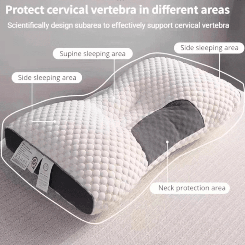 Oreiller Orthopédique Mousse Mémoire Soutien Ergonomique Unisexe - Foivo