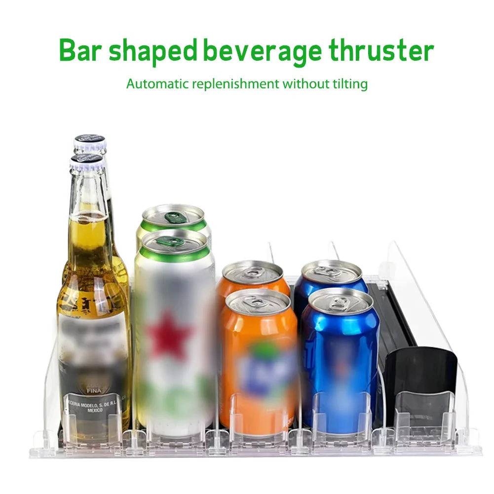 Organisateur de Boissons Réglable pour Réfrigérateur 4