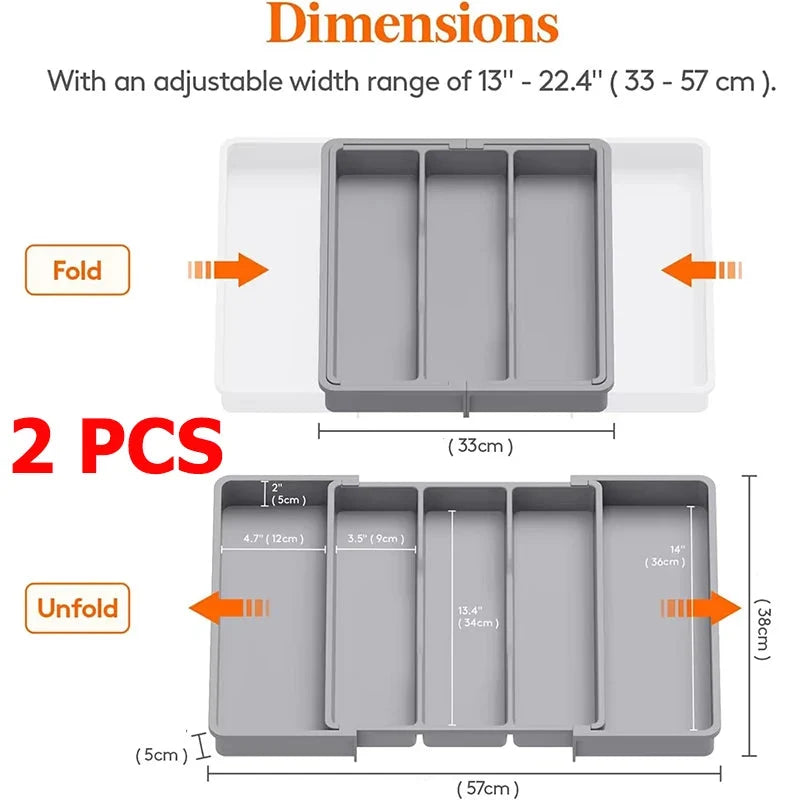 Organisateur de Cuisine Extensible pour Ustensiles 13