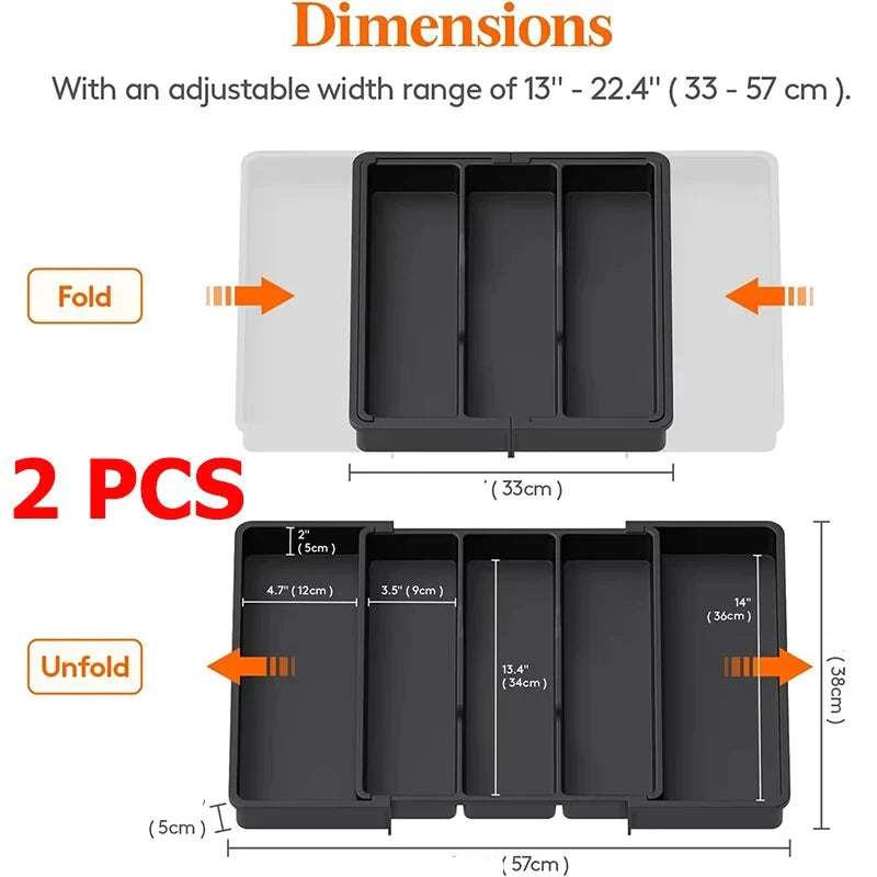 Organisateur de Cuisine Extensible pour Ustensiles 7