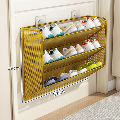 Organisateur de Porte pour Chaussures avec Étagère Inclinée Ventilée pour Femme 13
