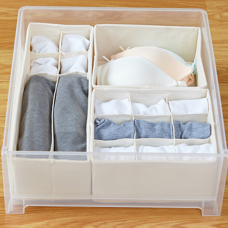 Organisateur de Vêtements Pliable avec Compartiments 1