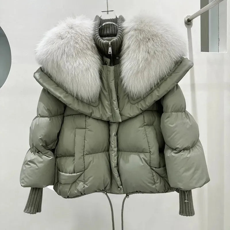 Manteau Femme Hiver Léger | Douillet avec Capuche Amovible
