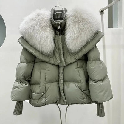 Manteau Femme Hiver Léger | Douillet avec Capuche Amovible
