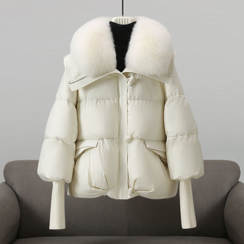 Manteau Femme Hiver Léger | Douillet avec Capuche Amovible