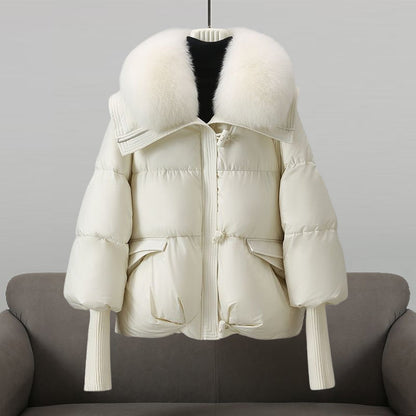 Manteau Femme Hiver Léger | Douillet avec Capuche Amovible