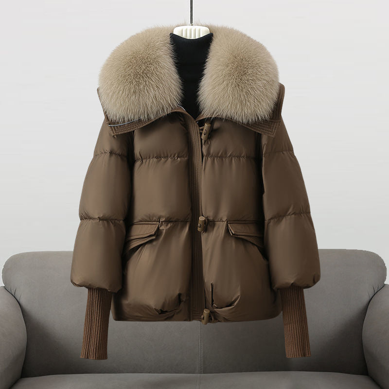 Manteau Femme Hiver Léger | Douillet avec Capuche Amovible