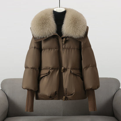 Manteau Femme Hiver Léger | Douillet avec Capuche Amovible