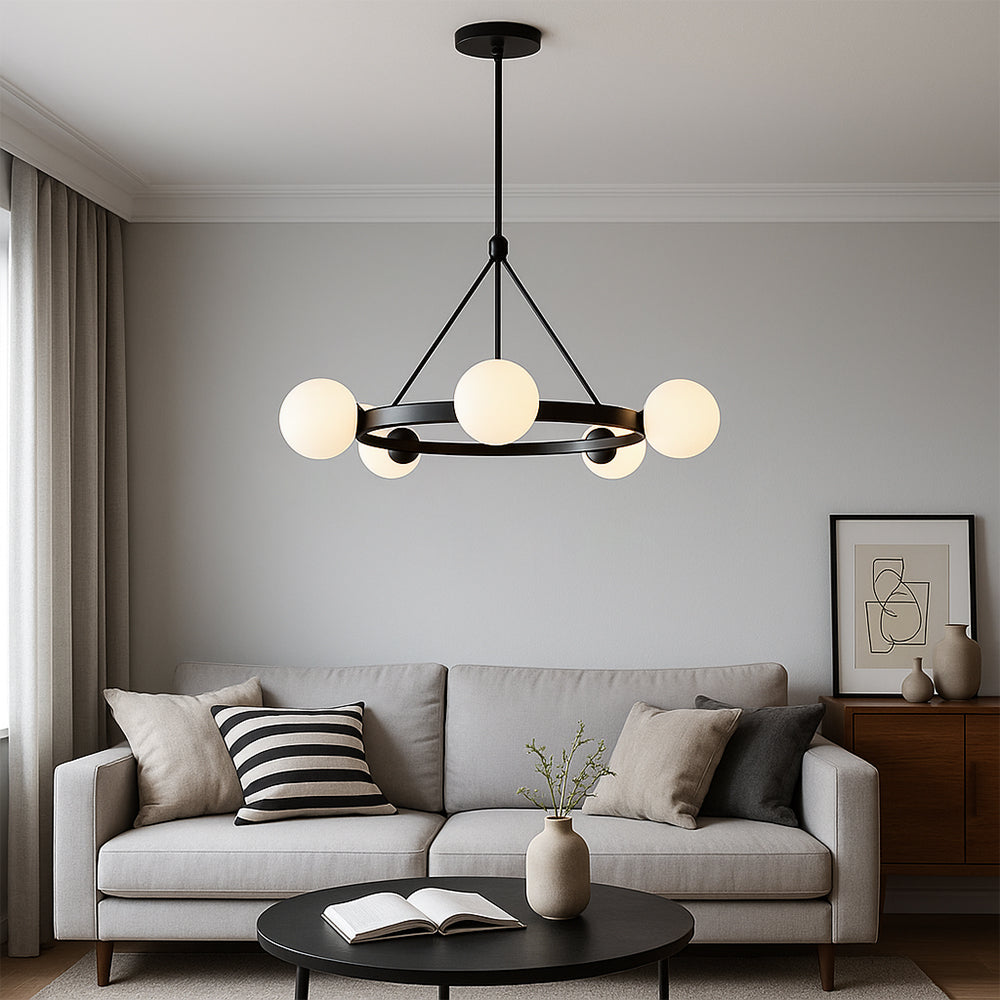 Luminaire Nordique 5 Bras Élégant - Foivo