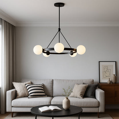 Luminaire Nordique 5 Bras Élégant - Foivo