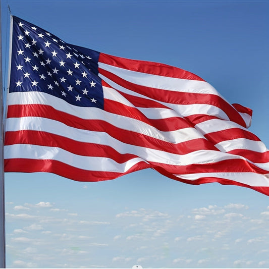 Drapeau Américain Extérieur en Polyester Résistant Brodé - BlxckFR