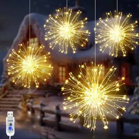Guirlandes de Noël Extérieures LED Féeriques Suspendues - BlxckFR