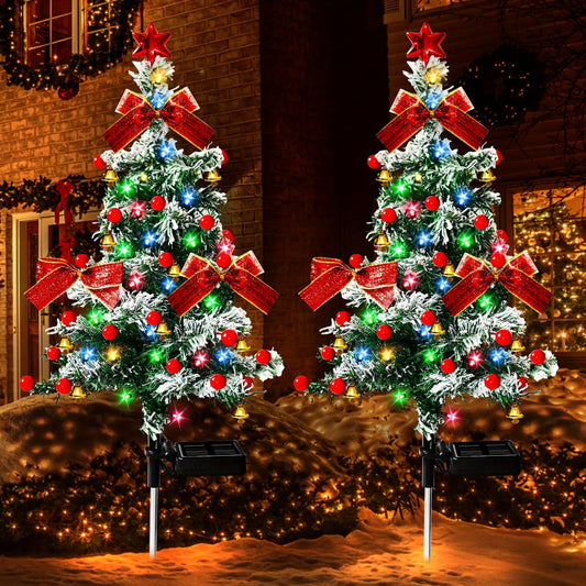 Guirlande de Noël Solaire pour Allée et Jardin - BlxckFR