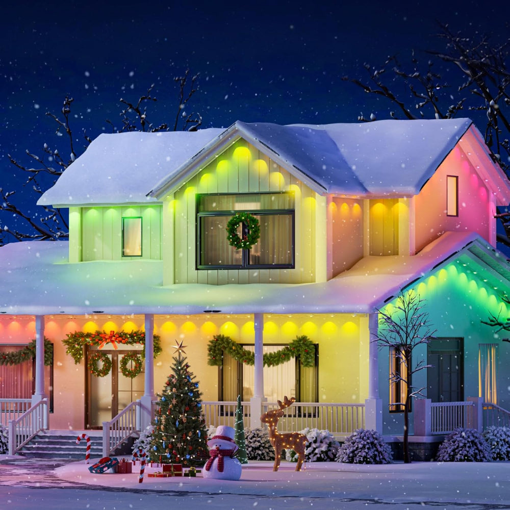 Éclairage Extérieur Intelligent RGB pour Toit de Maison - BlxckFR