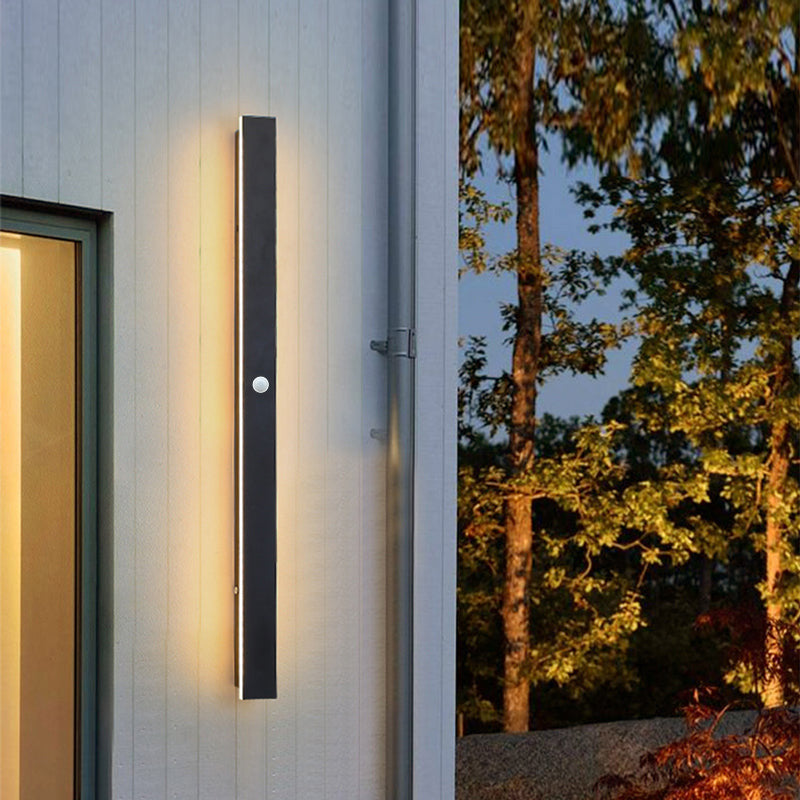 Lampe Exterieur LED Murale | Design Moderne en Noir Laqué