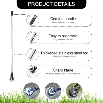 Outil de Jardin Bordure Rotatif Pratique 7