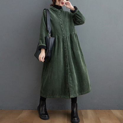 Manteau Hiver Femme Élégant - Veste Longue Boutons Cordonné - Foivo