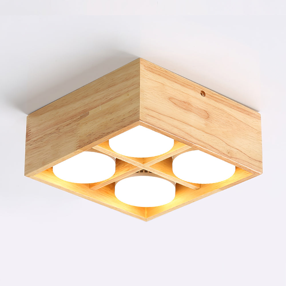 Lampe Plafond Bois Chauffe Moderne Énergie Économique