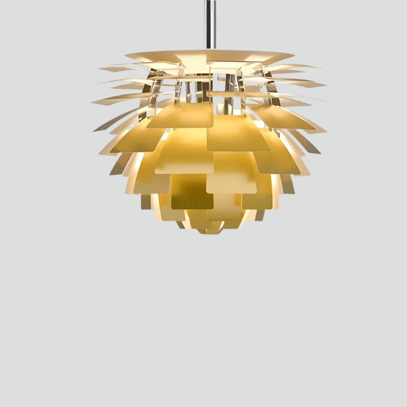 Luminaire LED Sculptural Métal Chic