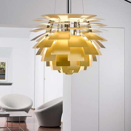 Luminaire LED Sculptural Métal Chic - Foivo