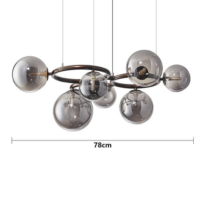 Luminaire LED Suspendu 3 Bras - Lampe Salon Élégant Réglable