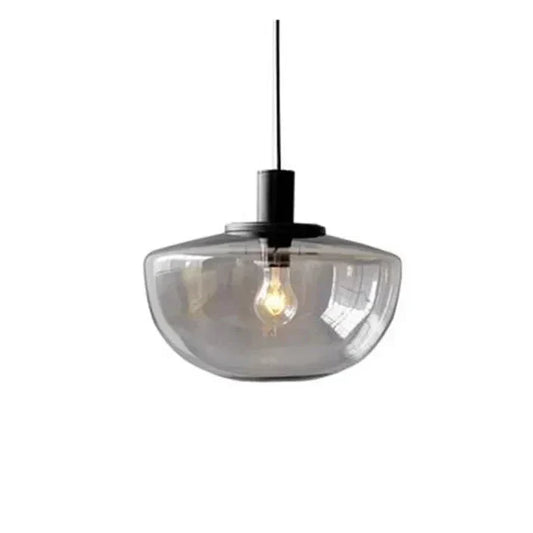 Lampe Suspendue Chic en Verre et Acier pour Salle à Manger - Foivo