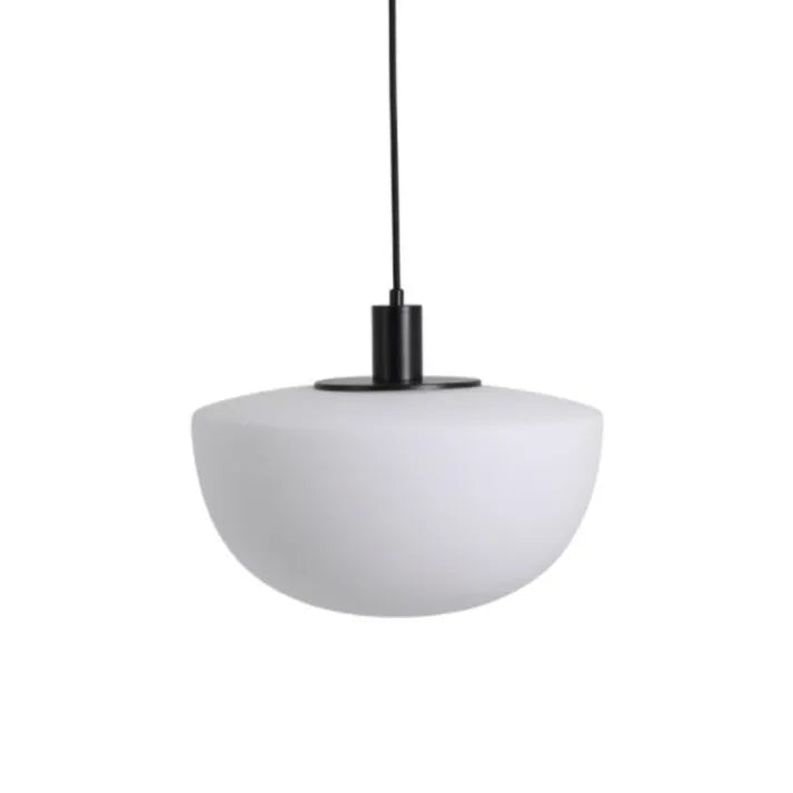 Lampe Suspendue Chic en Verre et Acier pour Salle à Manger