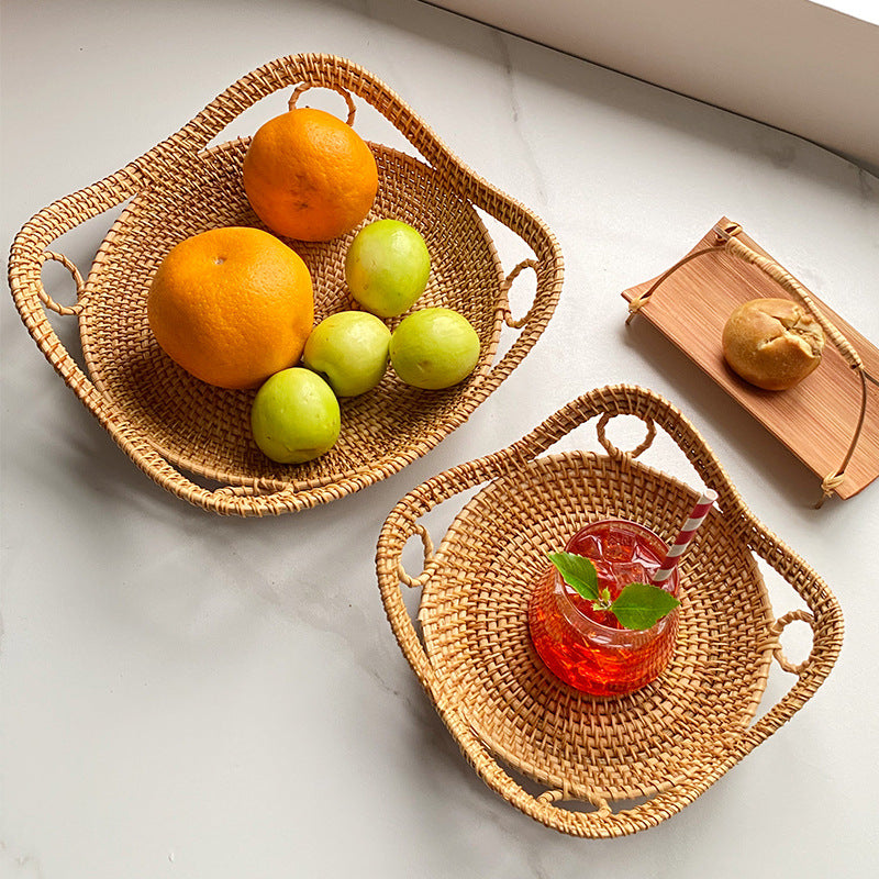 Panier en Rotin en Forme de Cœur pour Femme 1