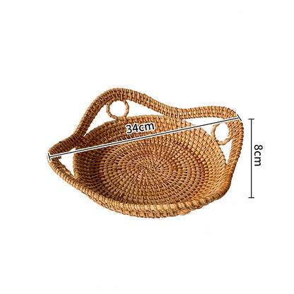 Panier en Rotin en Forme de Cœur pour Femme 5