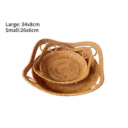 Panier en Rotin en Forme de Cœur pour Femme 6