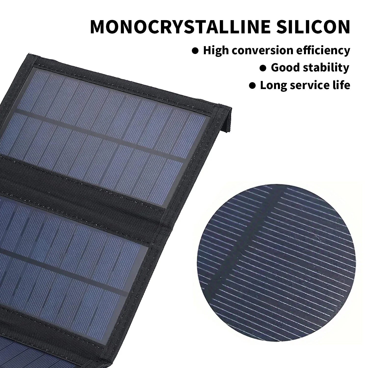 Panneau Solaire Portable 60W Pliable 2