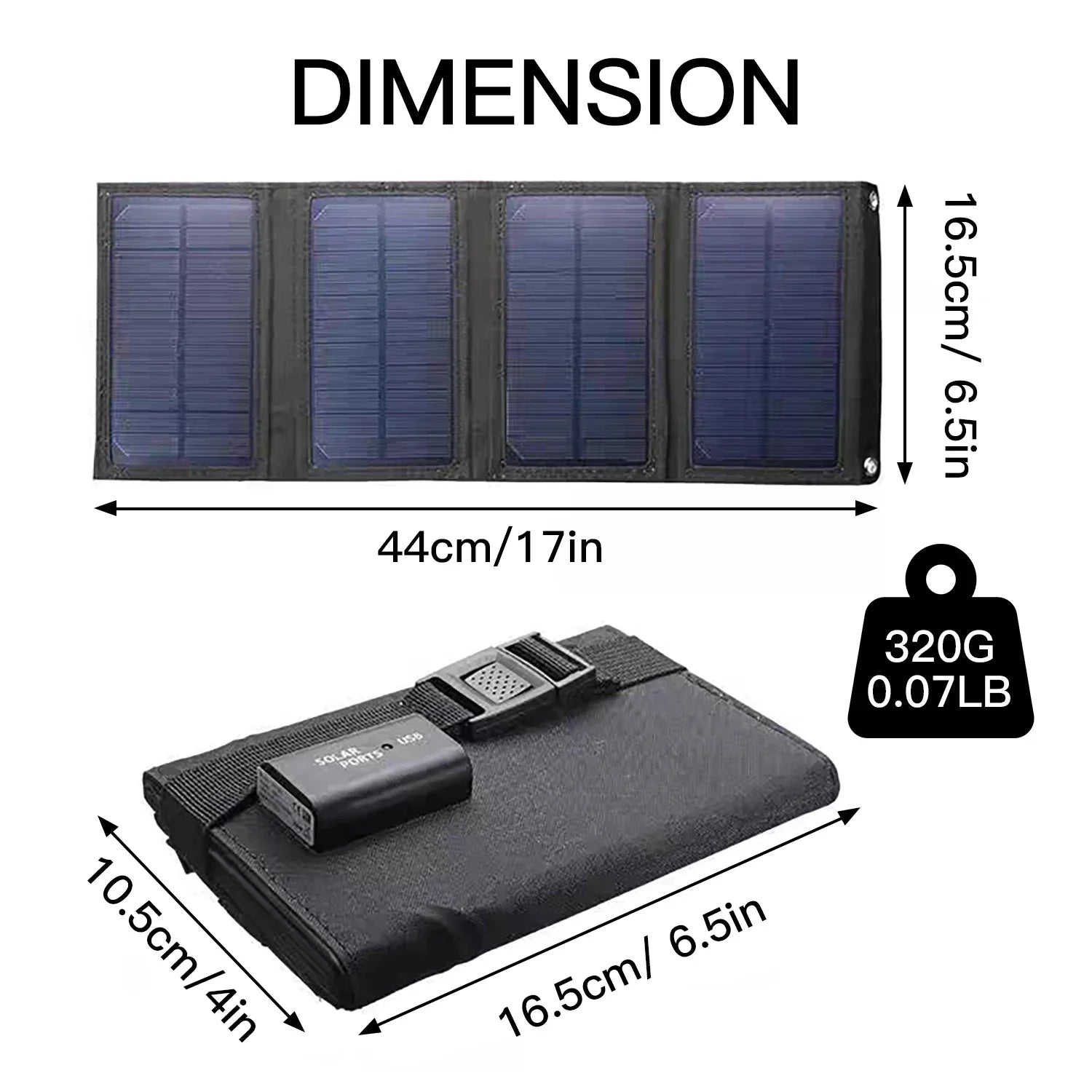 Panneau Solaire Portable 60W Pliable 4