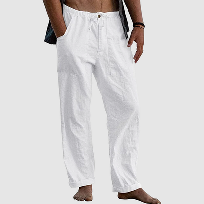 Pantalon Homme Coton Confort Coupe Décontractée - Foivo