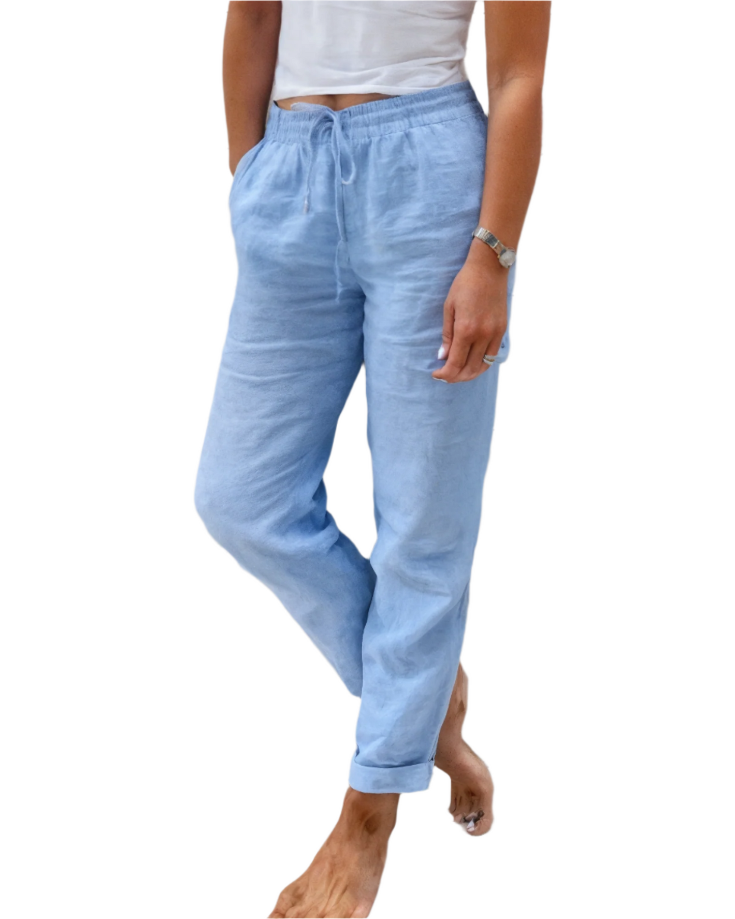 Pantalon Fluide Femme Coupe Ample Confortable - Foivo