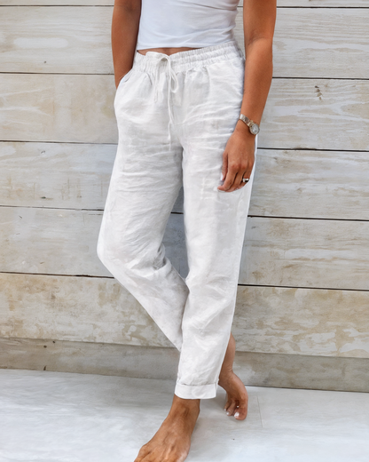 Pantalon Fluide Femme Ample Été Chic 2