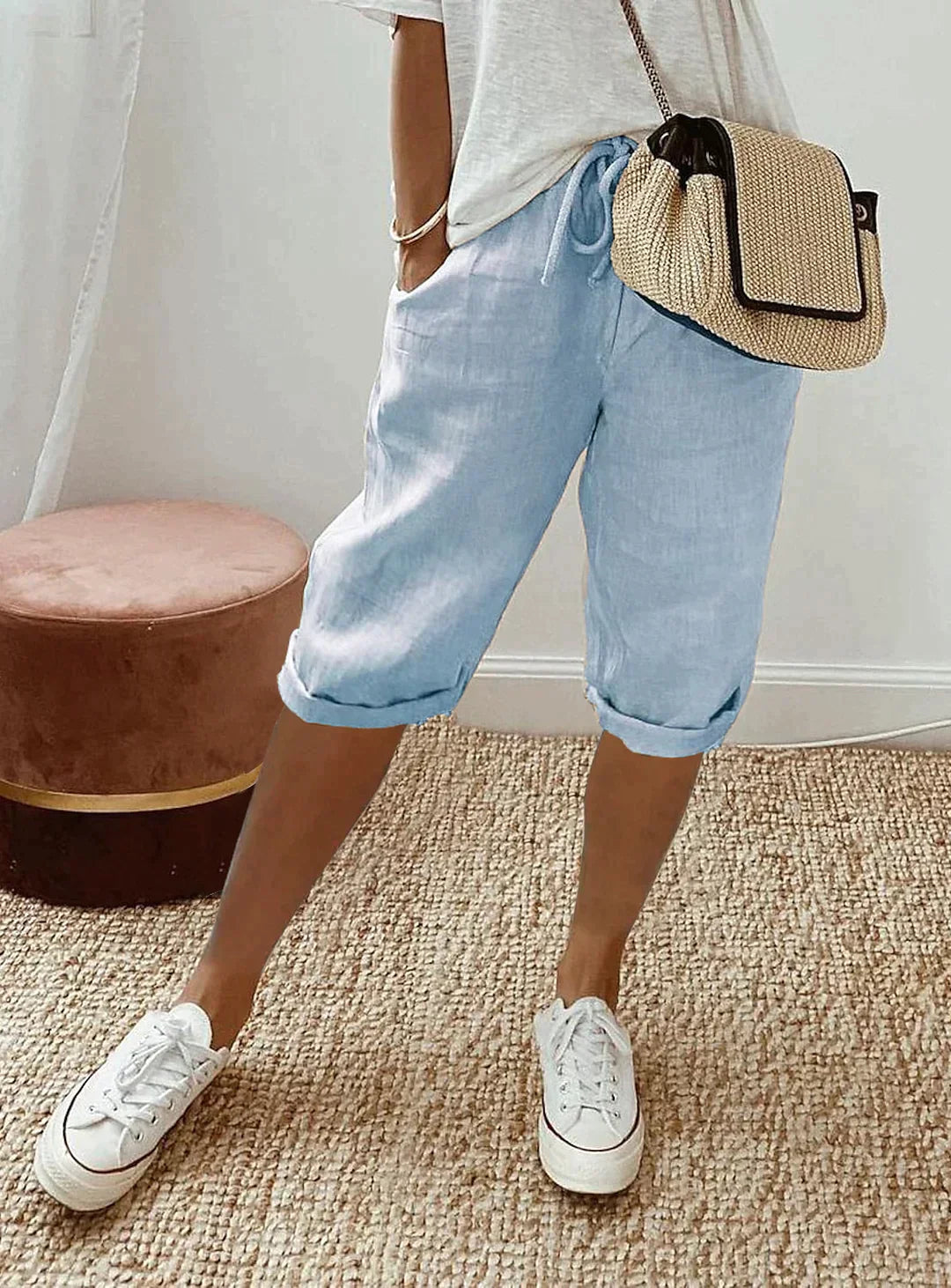 Pantalon Fluide Femme Style Décontracté Summer 2