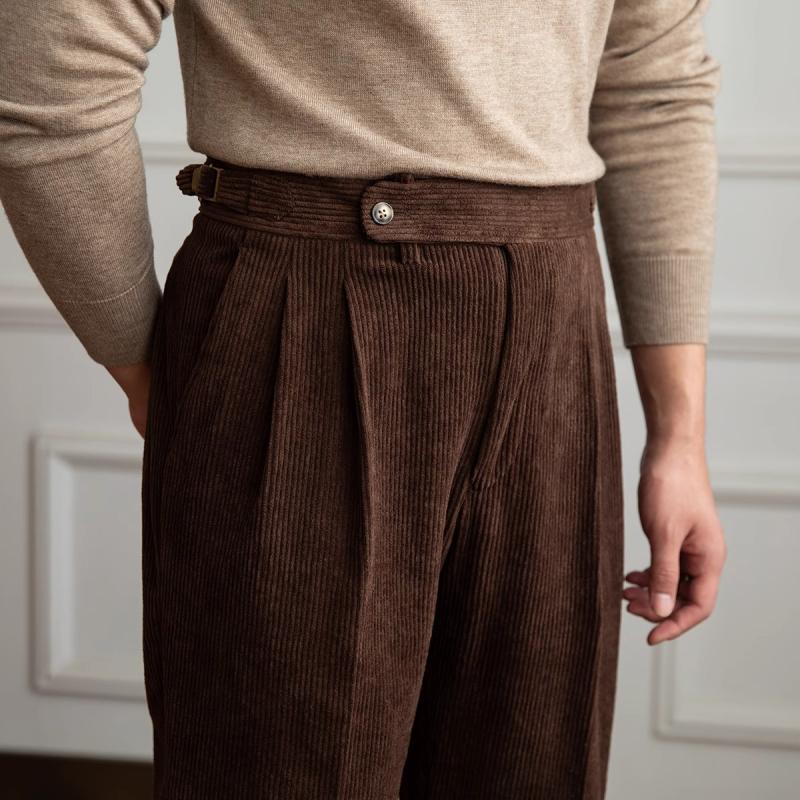 Pantalon Homme Rétro Confortable 11