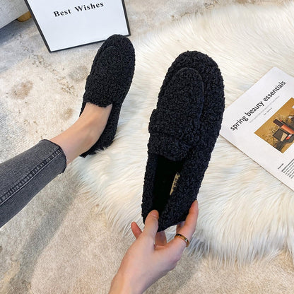 Pantoufles Confortables en Peluche Antidérapantes 0