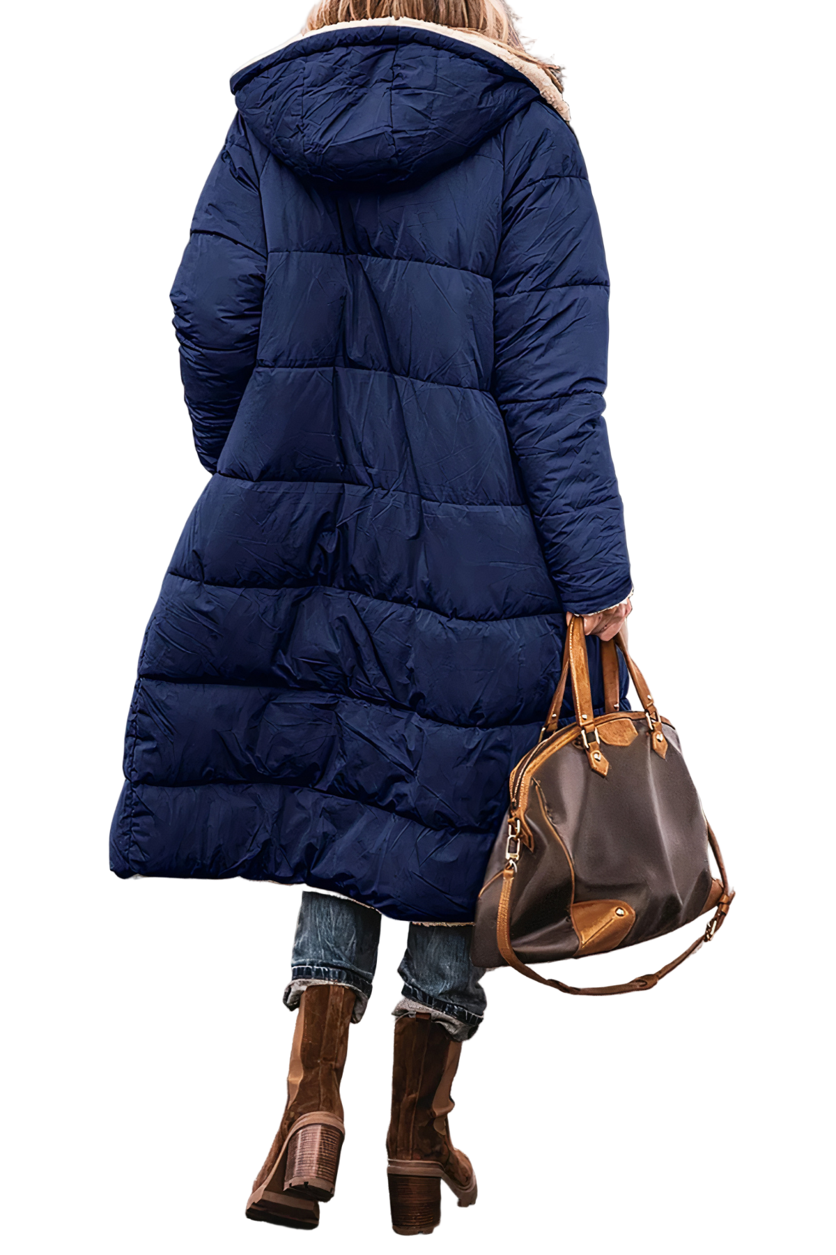 Parka Femme Réversible Teddy Coupe Droite - Foivo