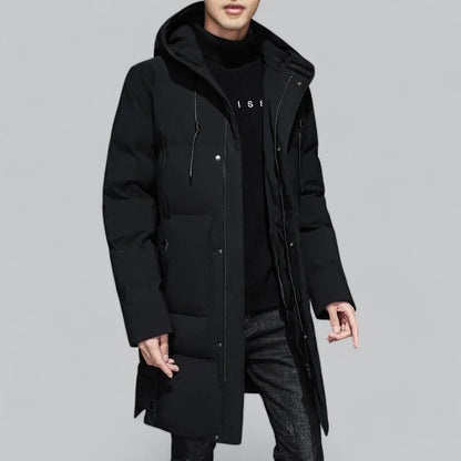 Parka Homme Hiver Longue Chic pour Affronter le Froid 1