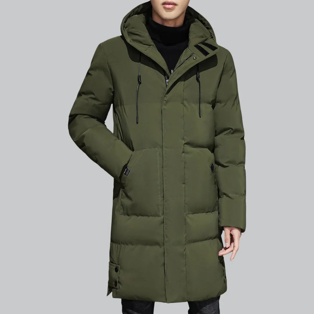 Parka Homme Hiver Longue Chic pour Affronter le Froid 5