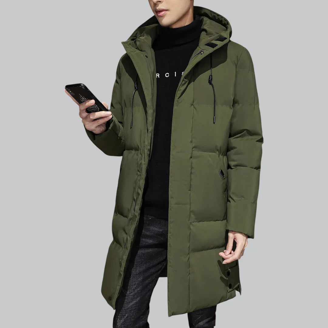 Parka Homme Hiver Longue Chic pour Affronter le Froid 6