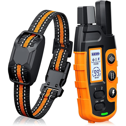 Collier Anti-Aboiement Réglable - 1000m, Rechargeable, Étanche - Foivo