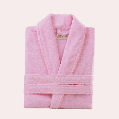 Peignoir Pour Hommes En Tissu Doux Avec Poches Ajustable Robe De Chambre Homme 2
