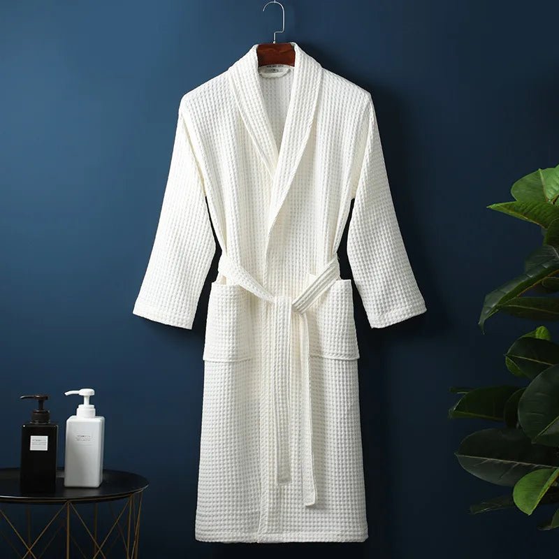 Peignoir Unisexe Coton Respirant Coupe Confortable - Foivo