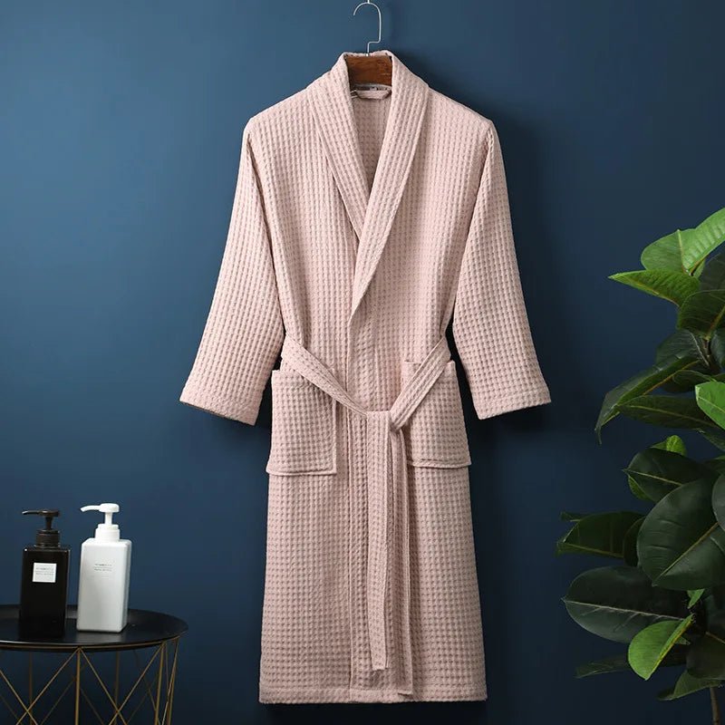 Peignoir Unisexe Coton Respirant Coupe Confortable
